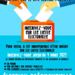 Inscription sur les listes électorales