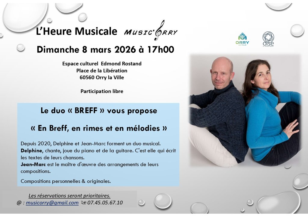 L'HEURE MUSICALE : Le duo Breff en Breff, en rimes et en mélodie
